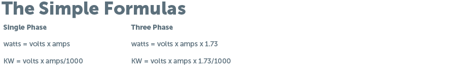 Wattage Formulas-01